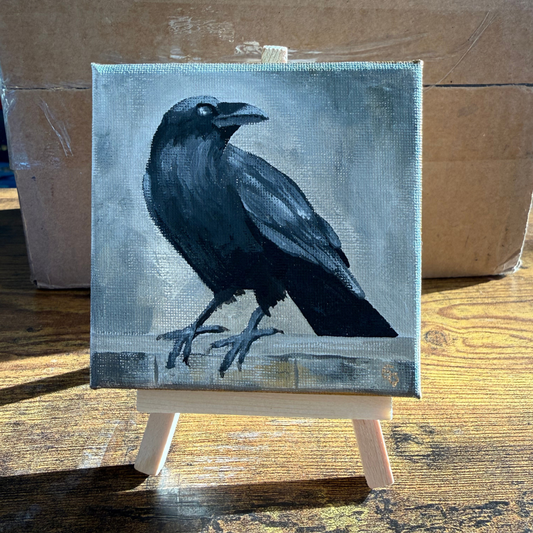 MINI Raven Original Painting Secret Shop