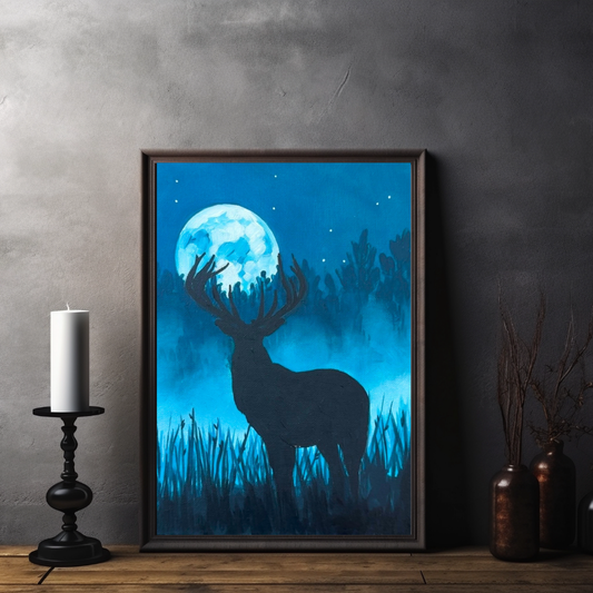 Buck Moon Art Print