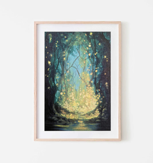 Firefly Forest Print