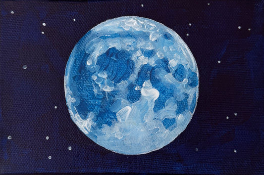 The Blue Moon Art Print