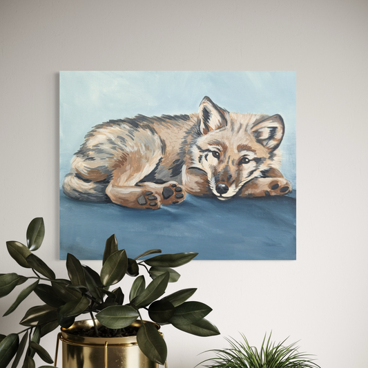 Wolf Pup Art Print