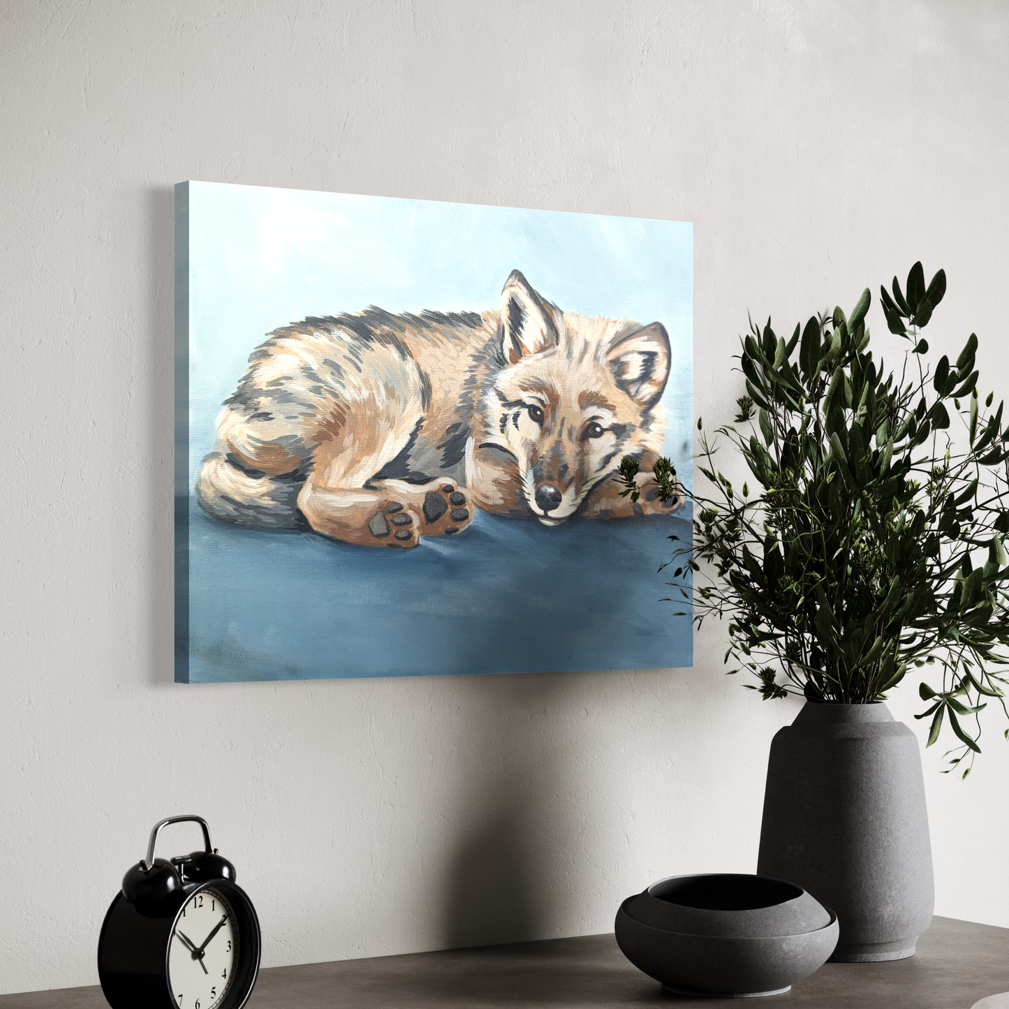 Wolf Pup Art Print