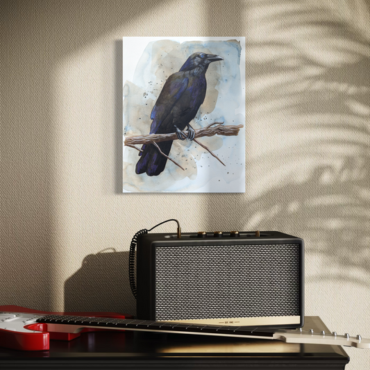 Playfulness Raven Art Print