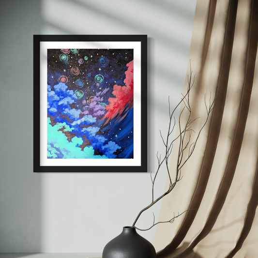 Night Lights Art Print