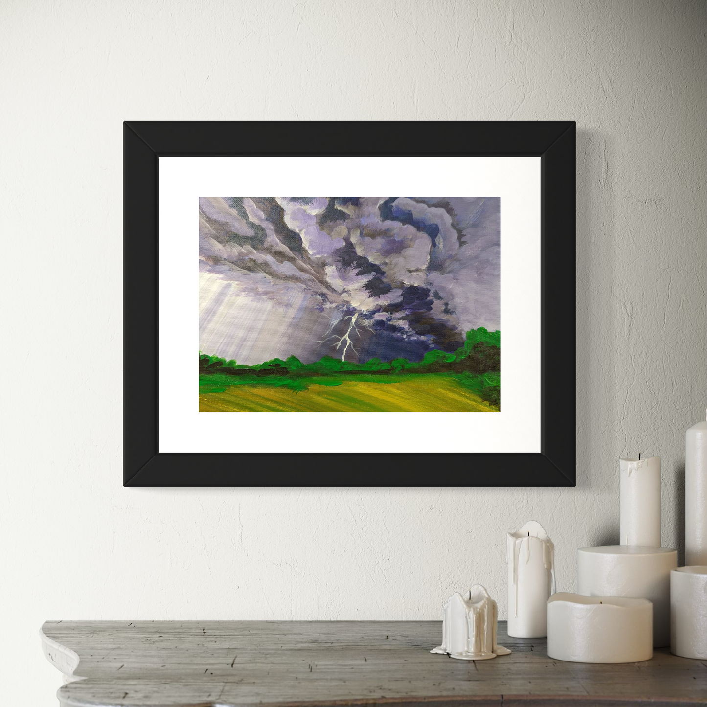 Summer Storm Art Print
