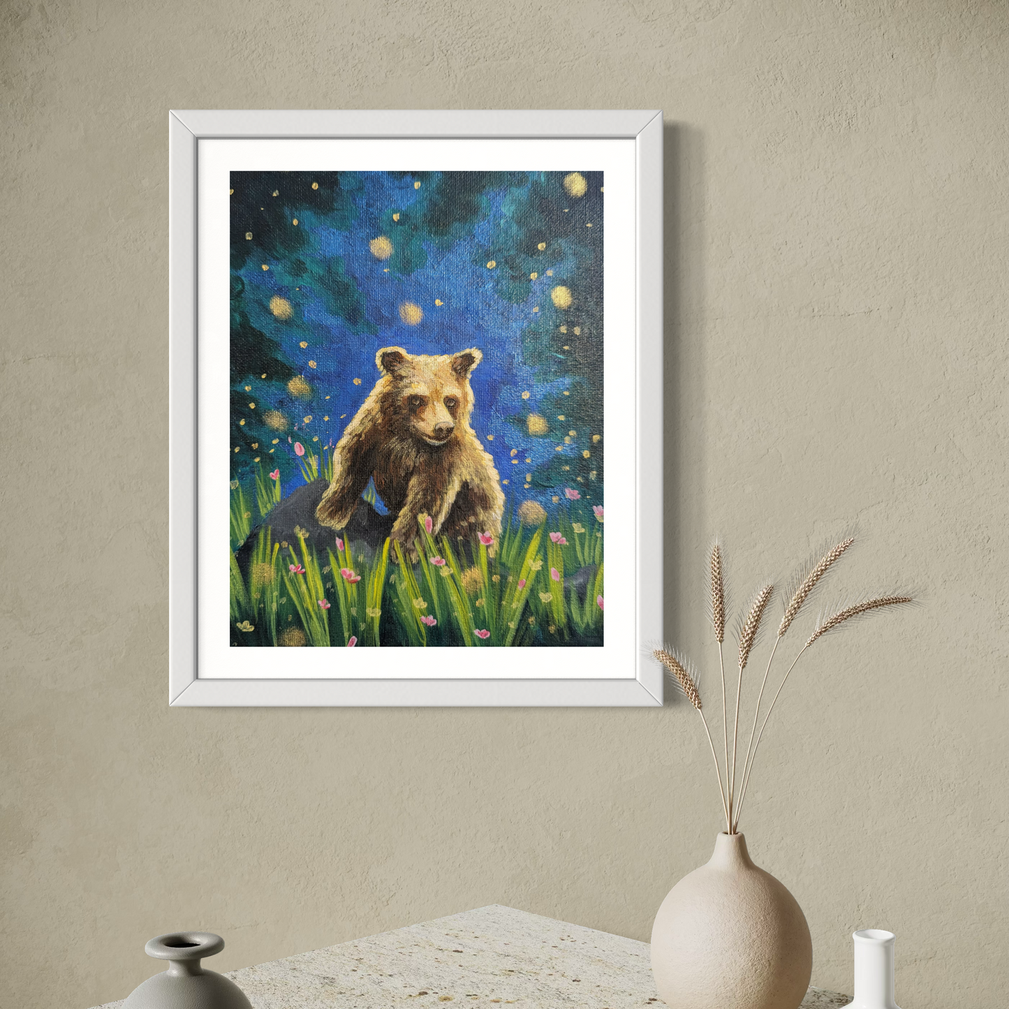 Summer Bear Art Print
