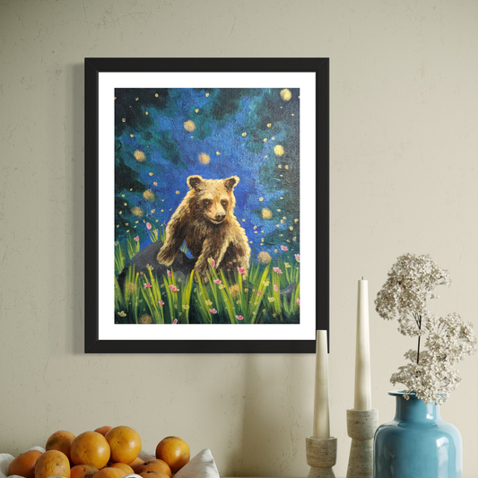Summer Bear Art Print
