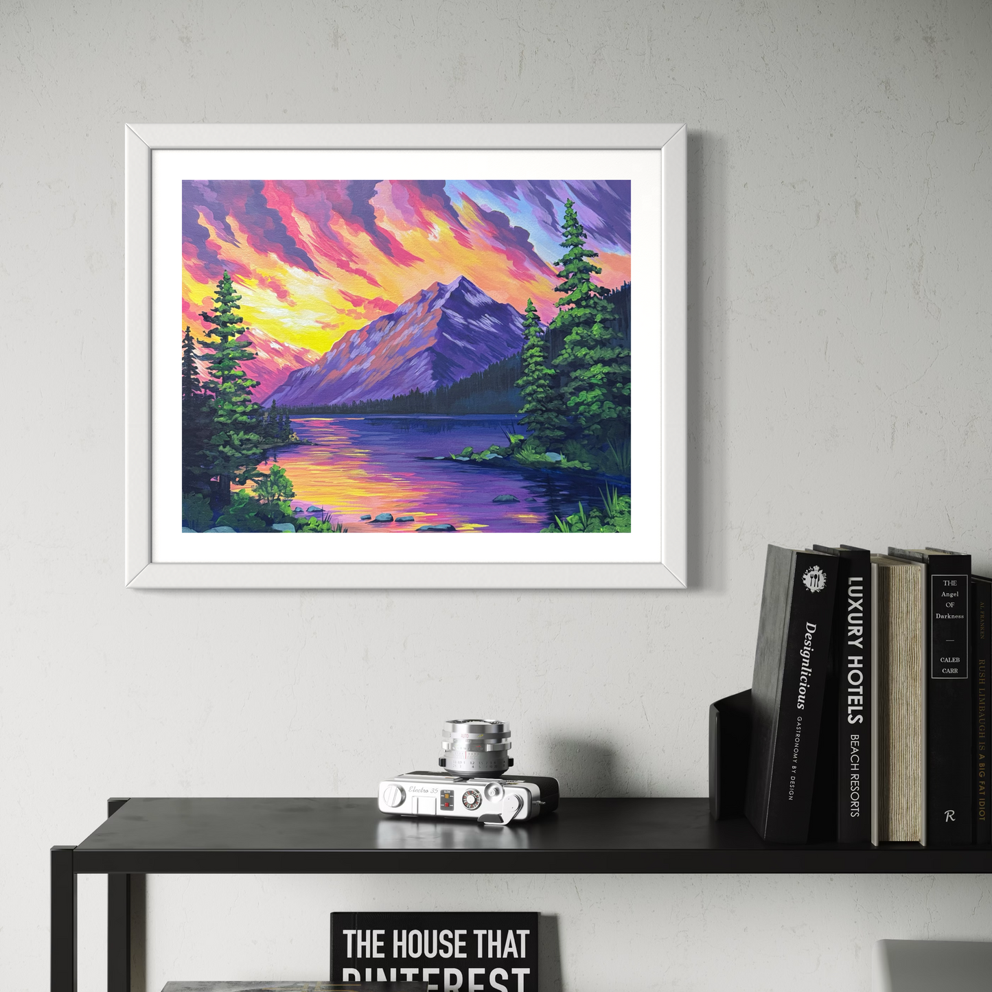 Mountain Sunset Art Print