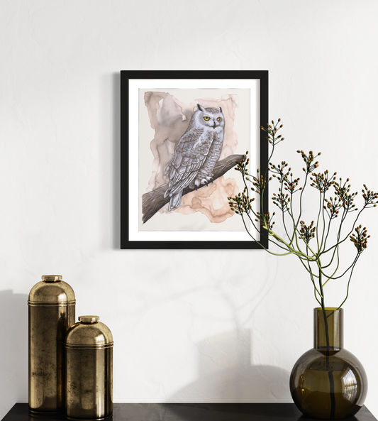 Wisdom Owl Art Print