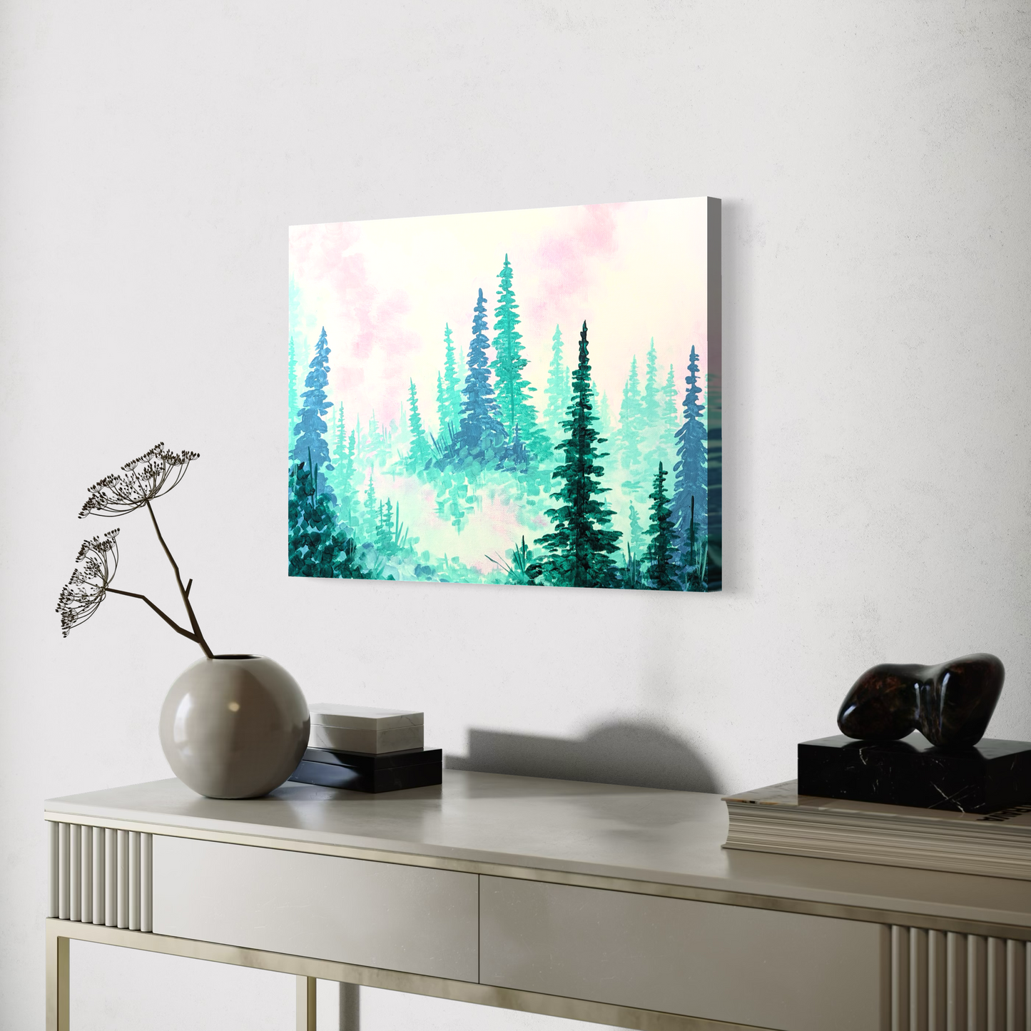 Abstract Forest Art Print