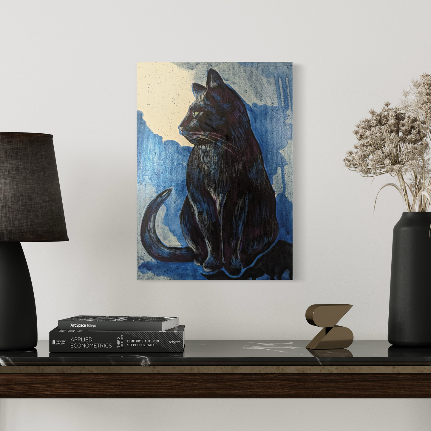 Black Cat Art Print