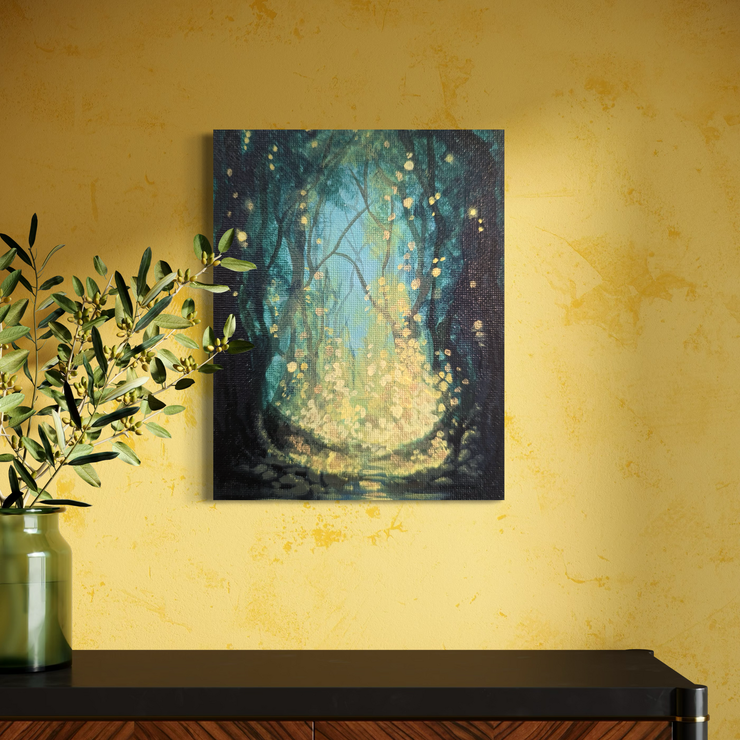 Firefly Forest Art Print