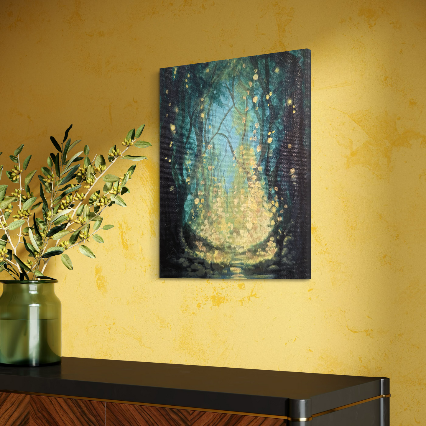Firefly Forest Art Print