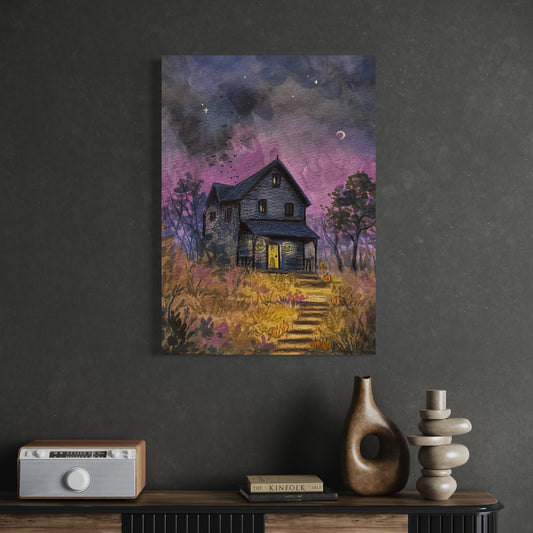 Spooky House Art Print