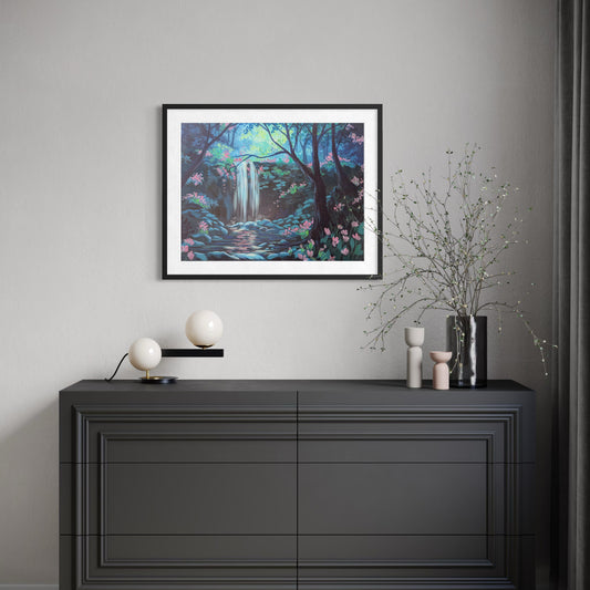 Magical Waterfall Art Print