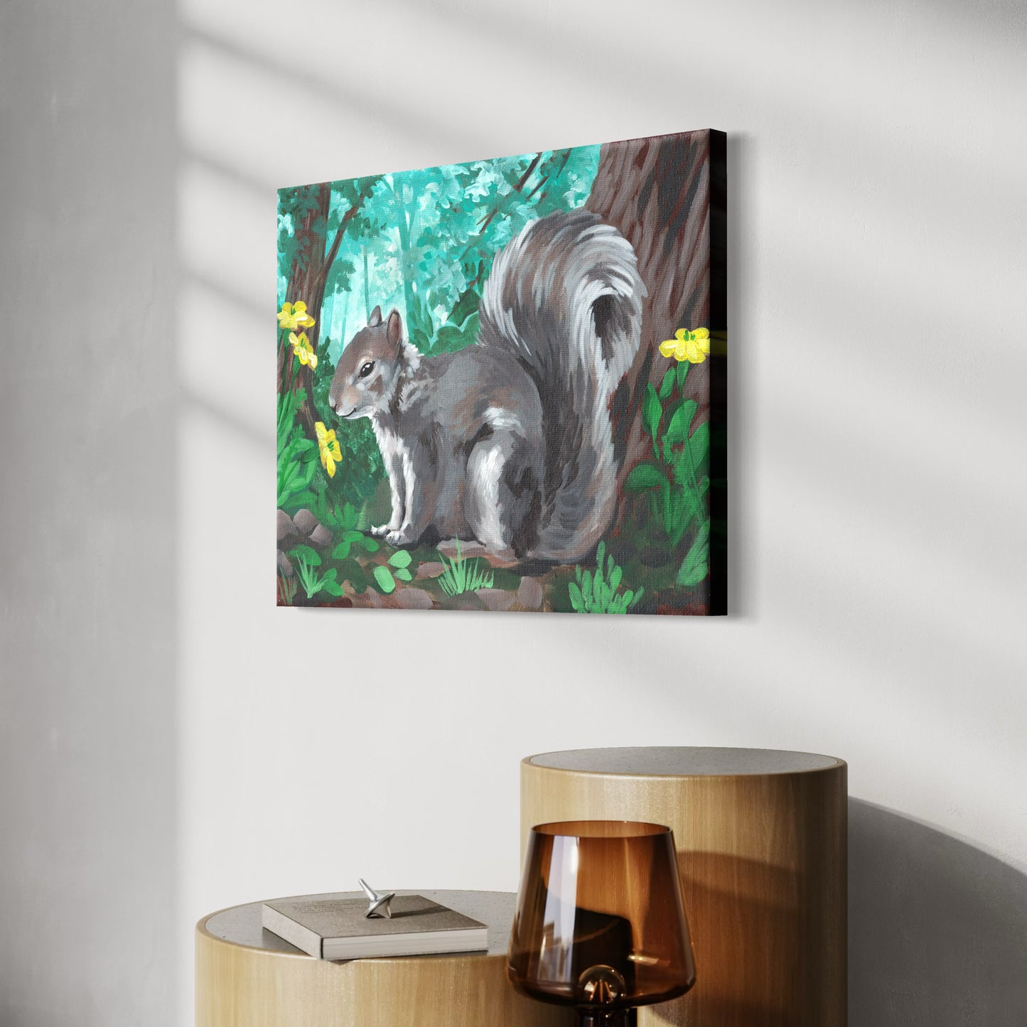 Forest Squirrel Art Print