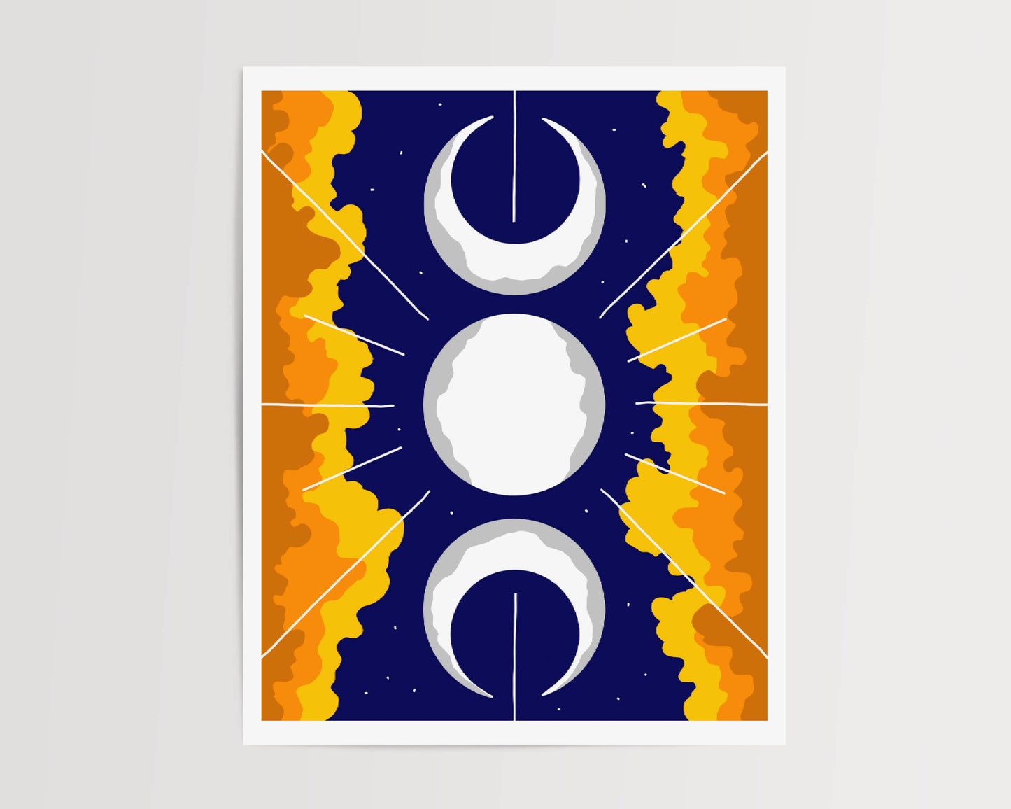 Golden Moonlight Print