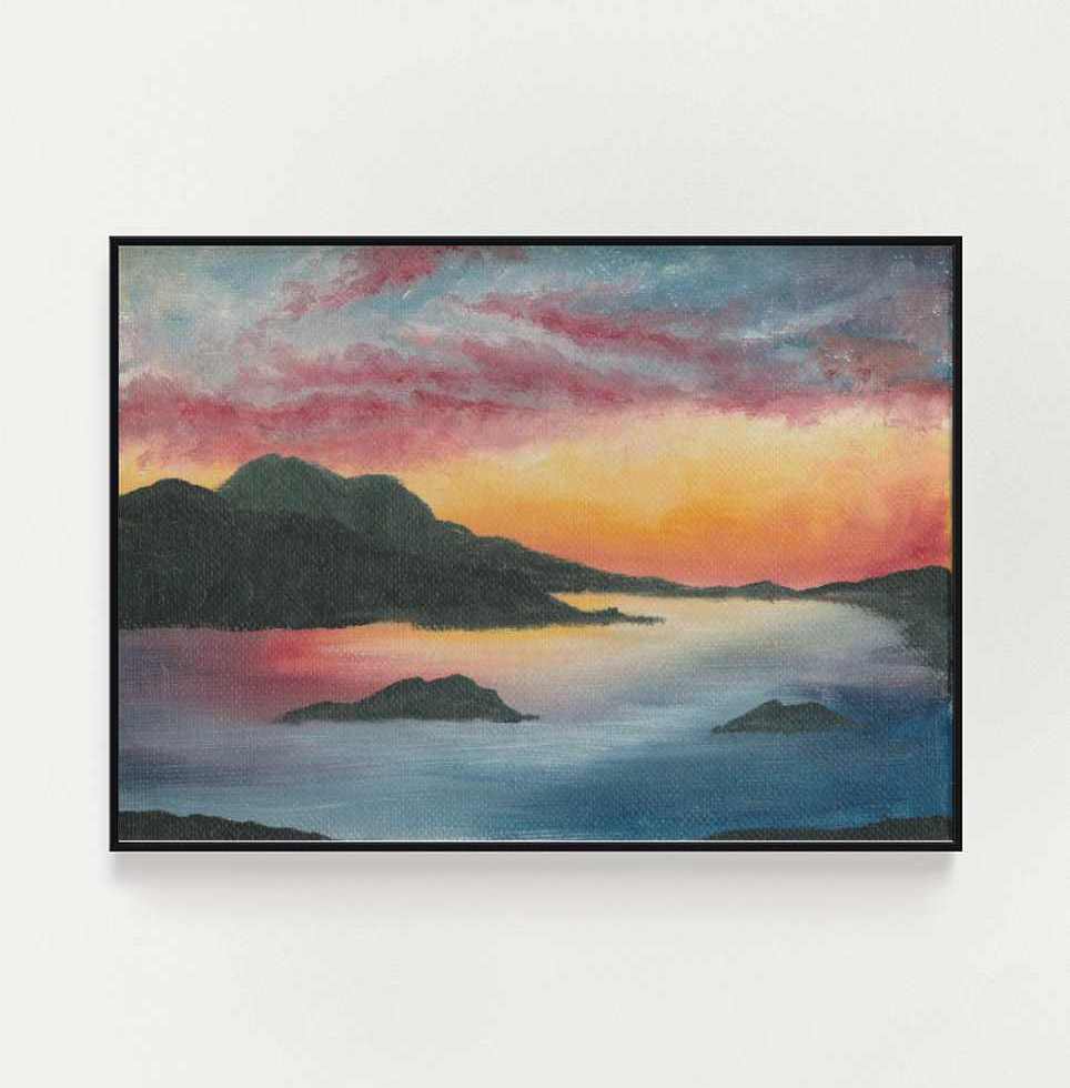 Island Sunset Art Print