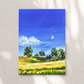 Daytime Moon Art Print