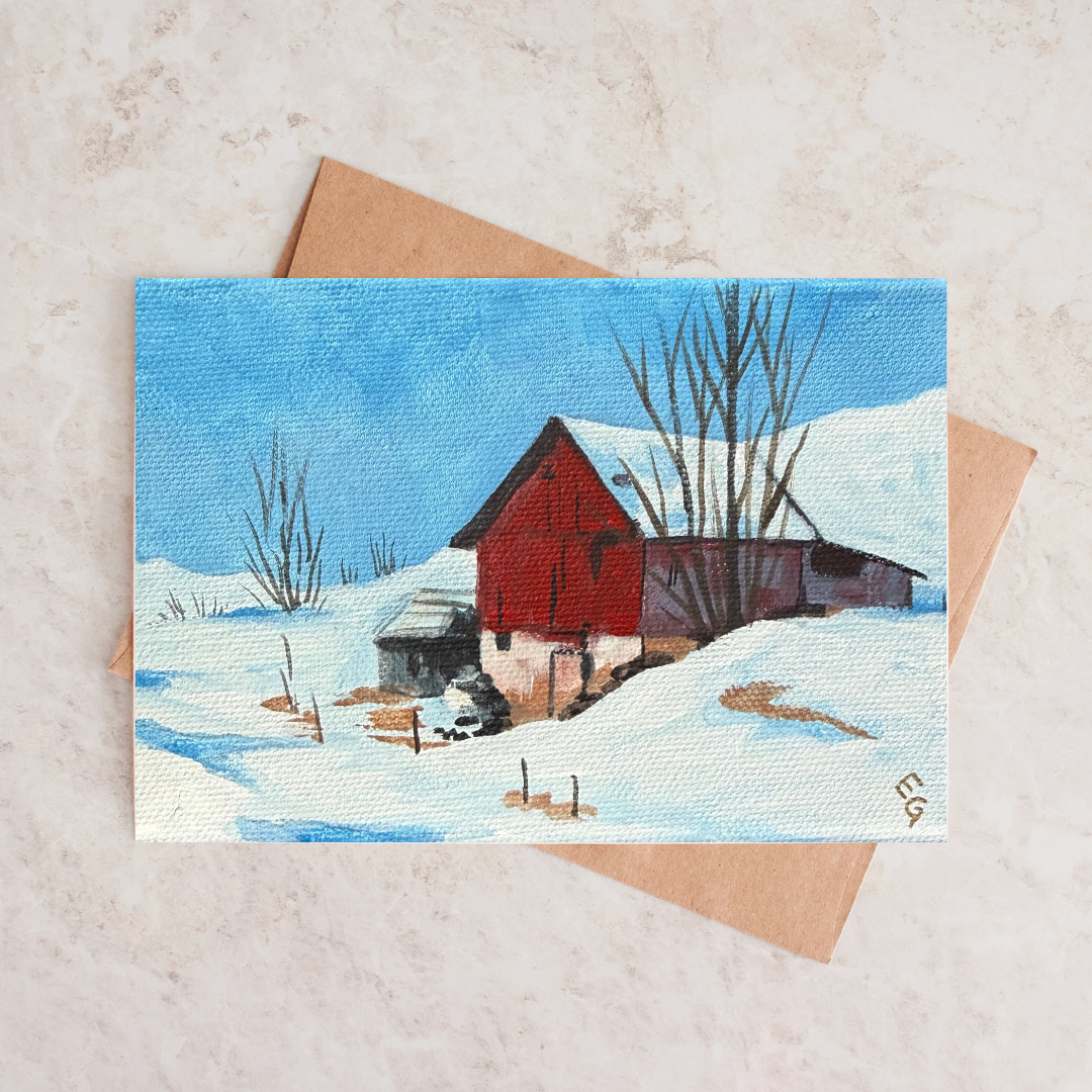 Winter Mini Art Print Set