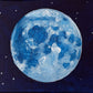 Blue Moon Collection Set of 4 Art Prints