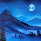 Blue Moon Collection Set of 4 Art Prints