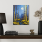 Forest Fireflies Art Print