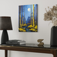Forest Fireflies Art Print