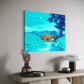 Teal Twilight Art Print