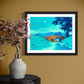 Teal Twilight Art Print