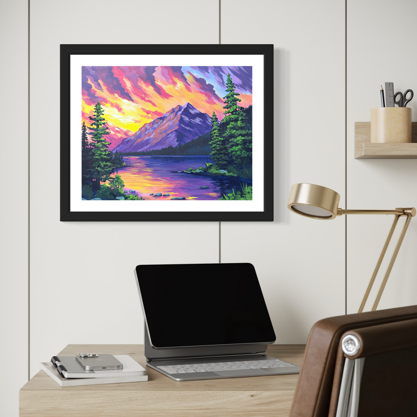 Mountain Sunset Art Print