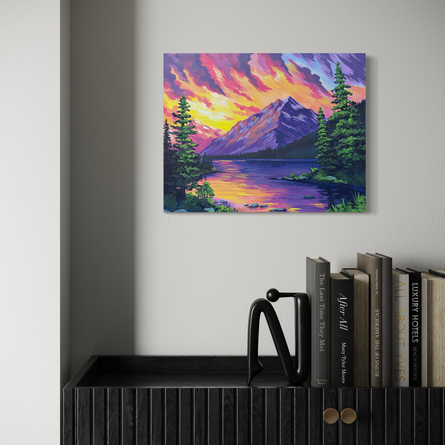 Mountain Sunset Art Print