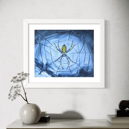 Golden Orb Weaver Art Print Secret Shop