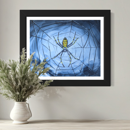 Golden Orb Weaver Art Print Secret Shop
