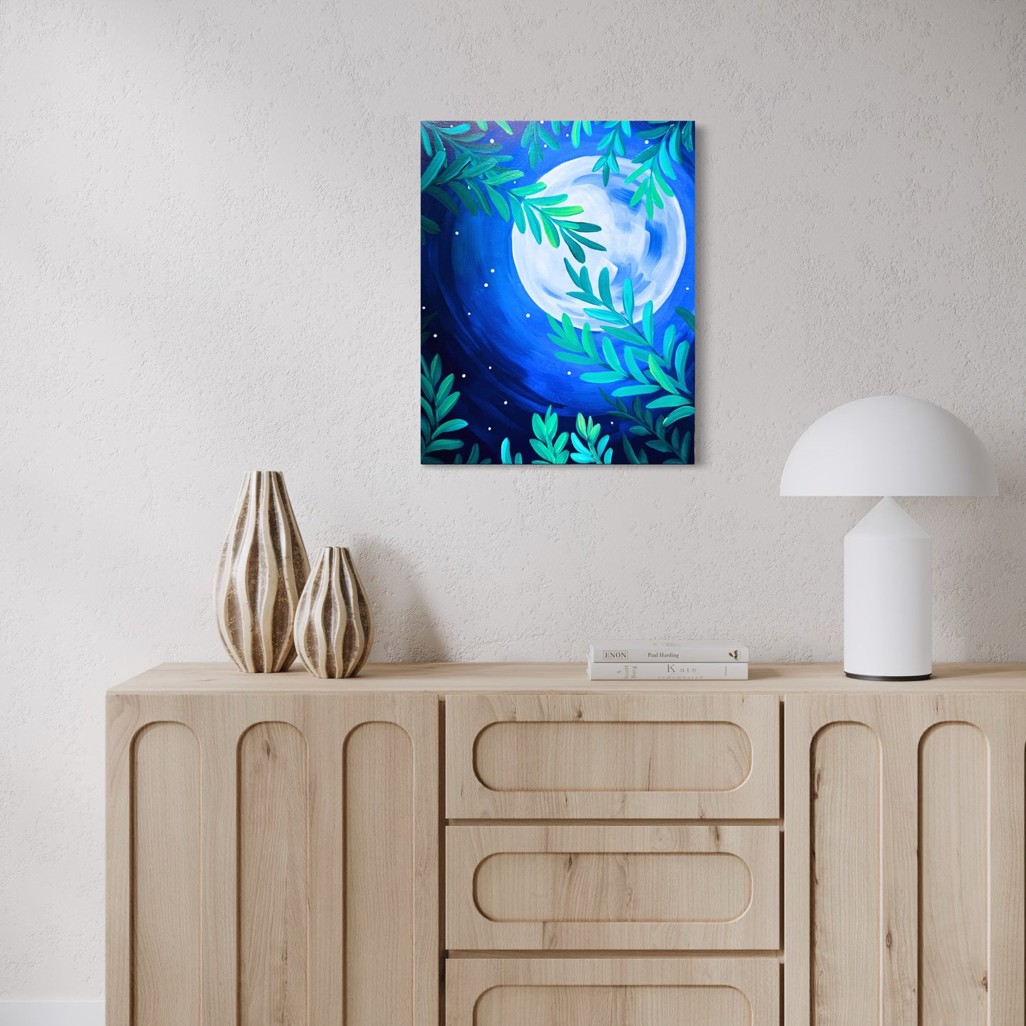 Moonlit Branches Art Print
