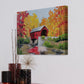 Fall Bridge Art Print