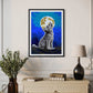 Howling Wolf Pup Art Print