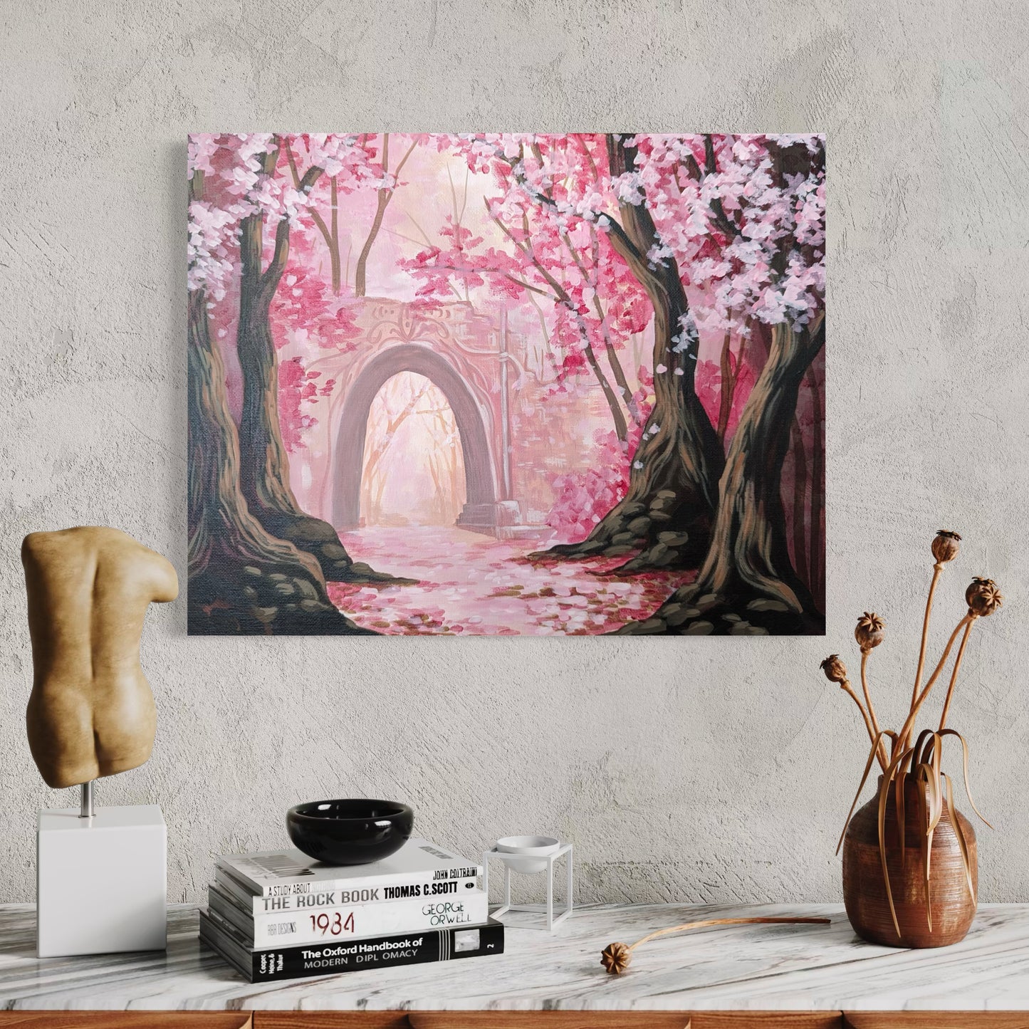 Pink Landscape Art Print