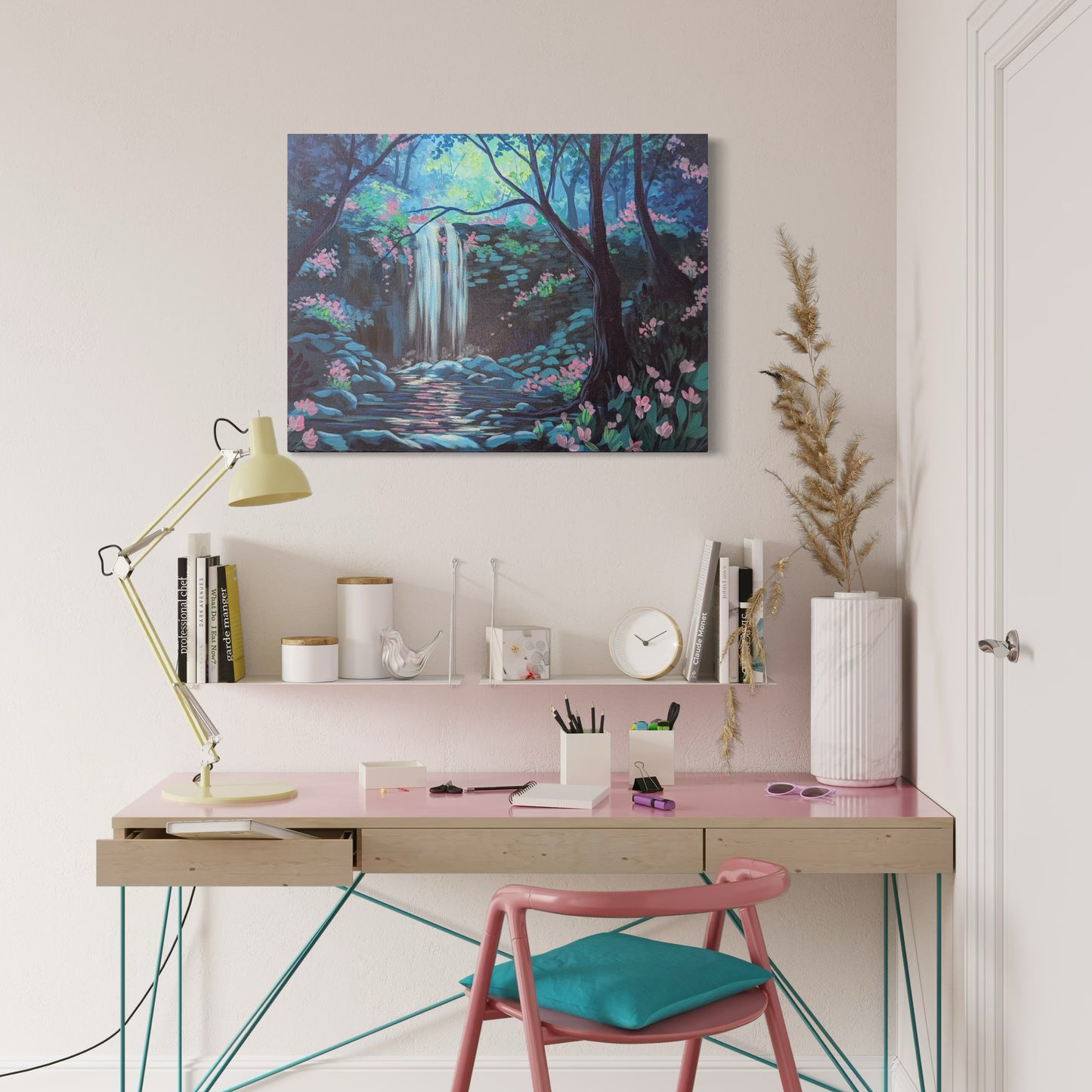 Magical Waterfall Art Print