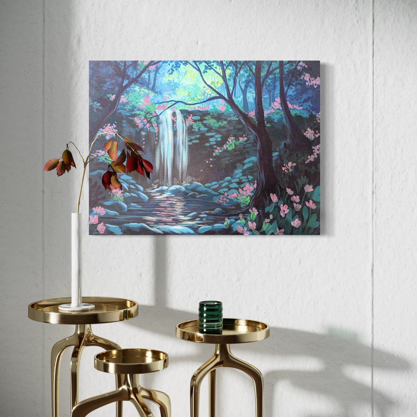 Magical Waterfall Art Print