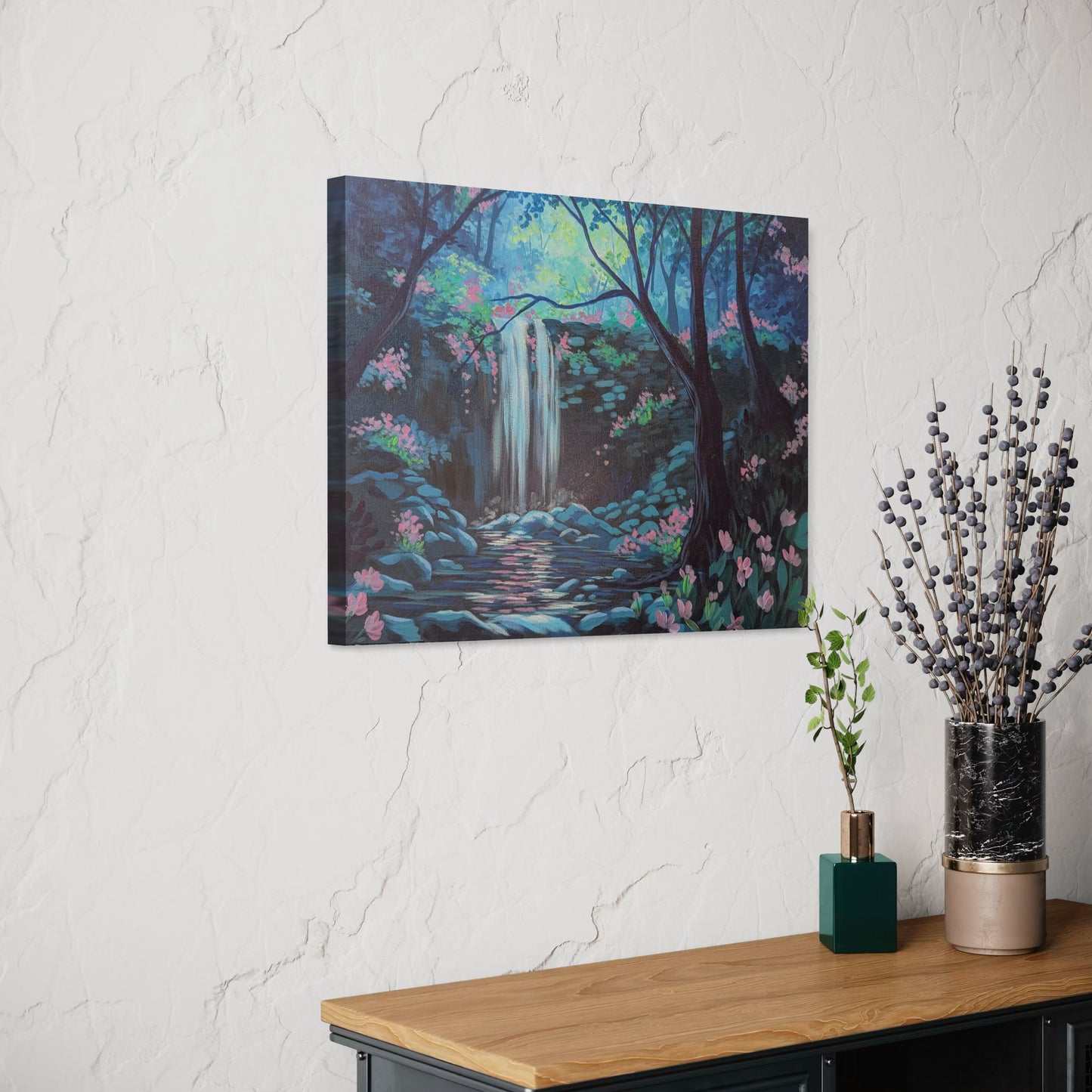Magical Waterfall Art Print