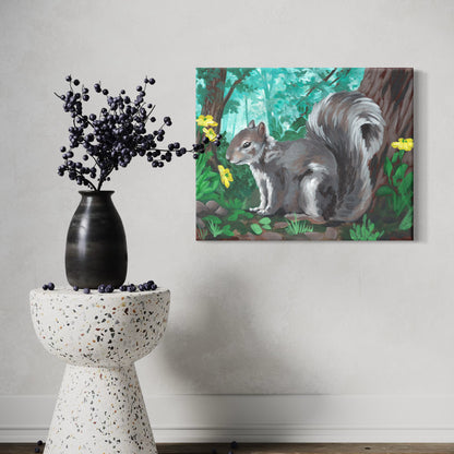 Forest Squirrel Art Print