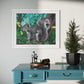 Forest Squirrel Art Print