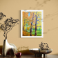 Golden Fall Leaves Art Print