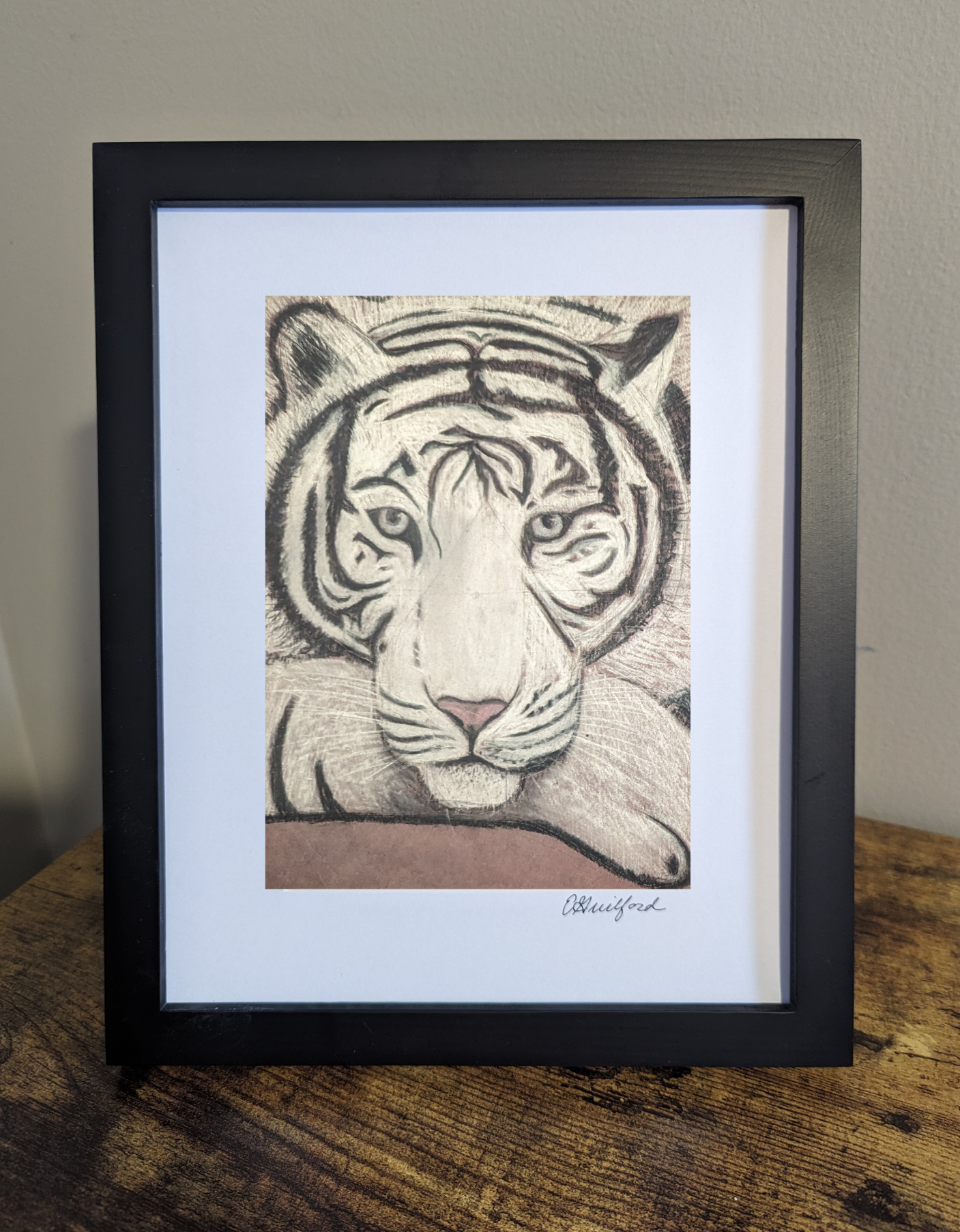White Tiger V1 Print
