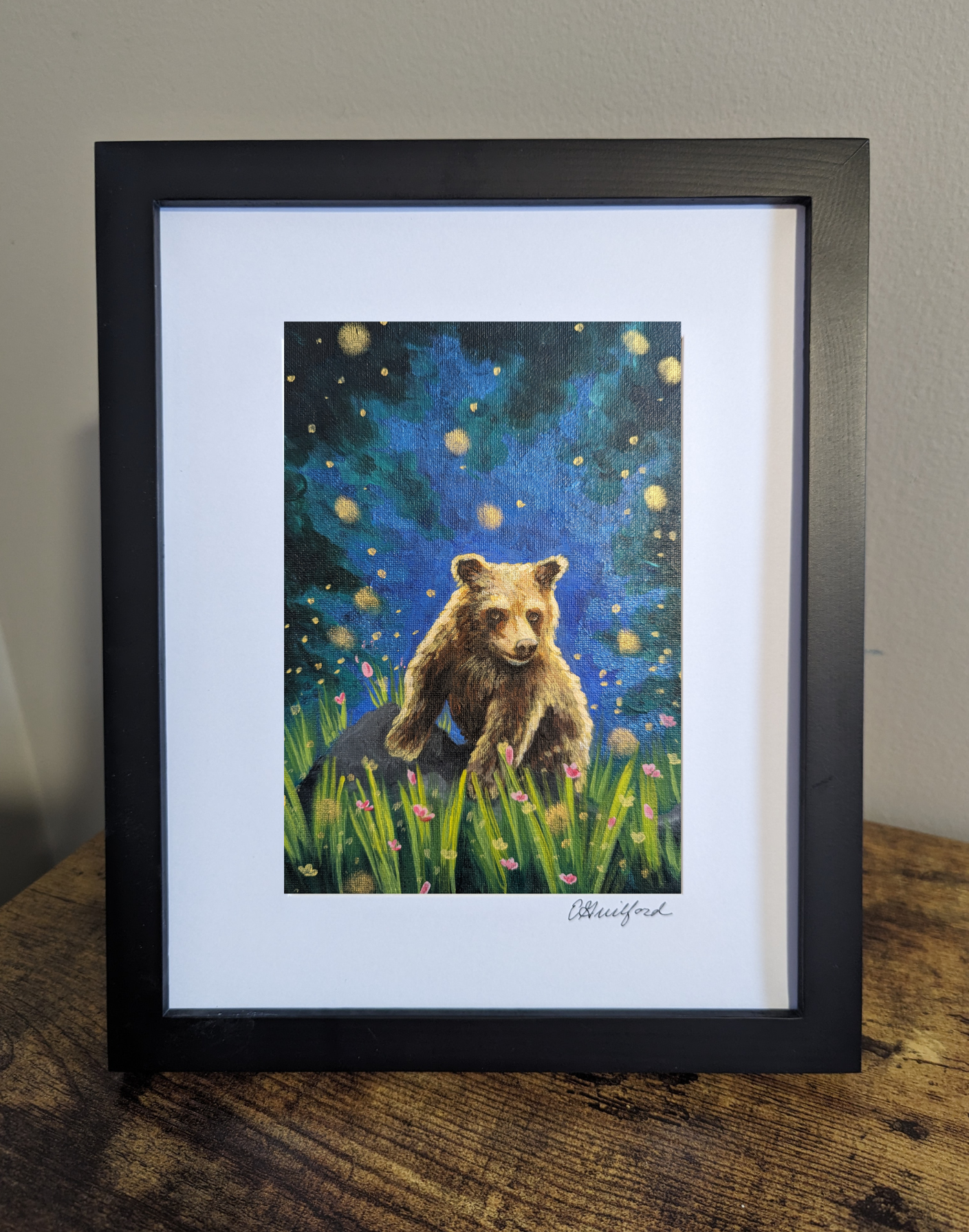 Summer Bear Print