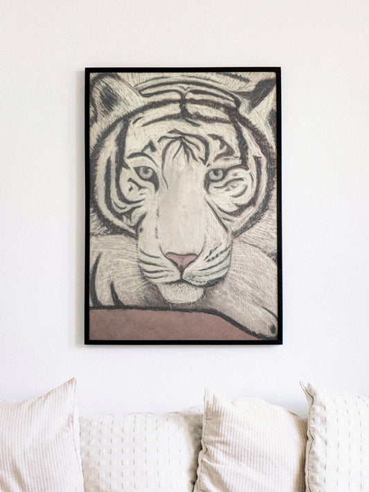 White Tiger V1 Print