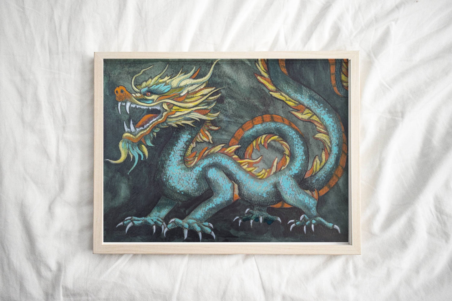 Wood Dragon Print