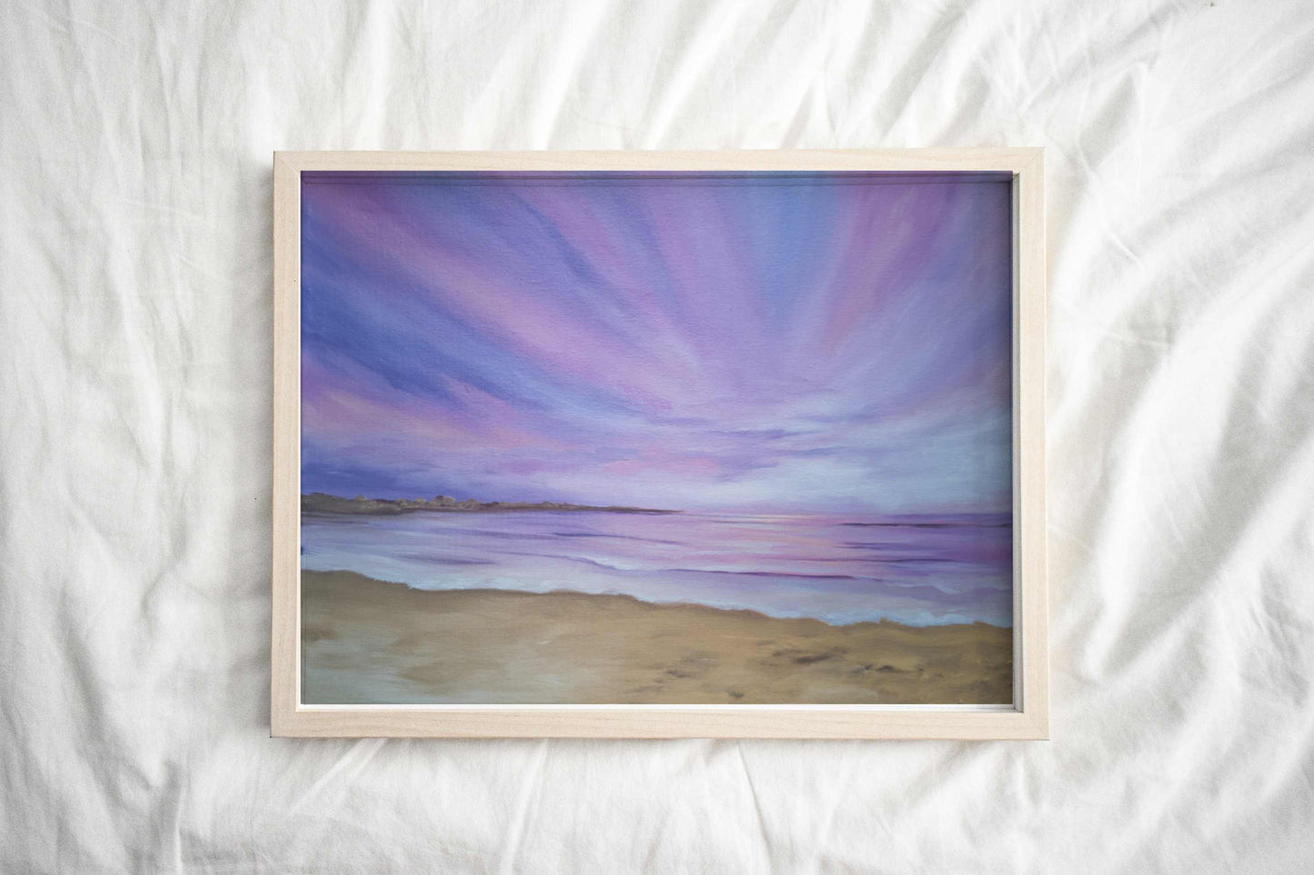 Purple Beach Sunrise Print